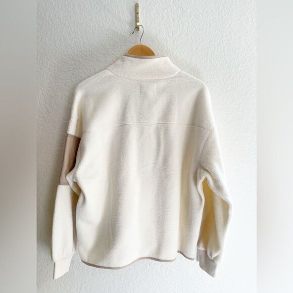 Madewell Resourced Sherpa snap front Jacket. Small NWT - Picture 6 of 9